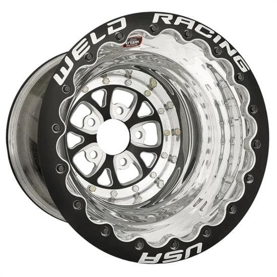 Weld Racing 784P-514278DBMT-BLACK 15x14 V-Series Wheel, 5x4.75
