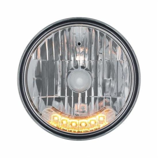 United Pacific 31247 7 Inch Crystal Headlight W/ Position Light