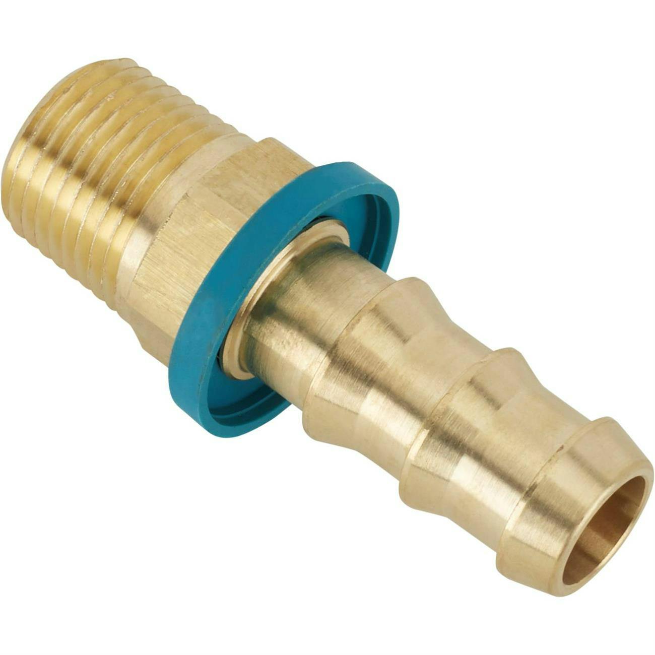 Straight Socketless Push-On Fitting, 30 Degree Taper, -10 AN - 1/2 NPT