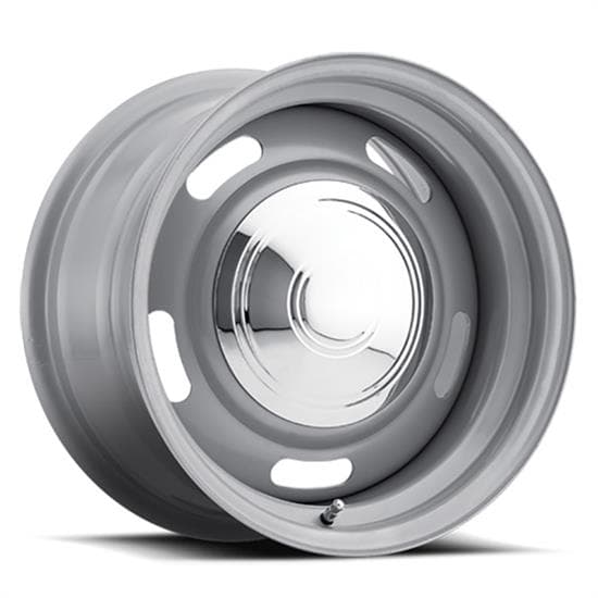Vision Wheels 55-5461 American Muscle 55 Rally Silver Wheel