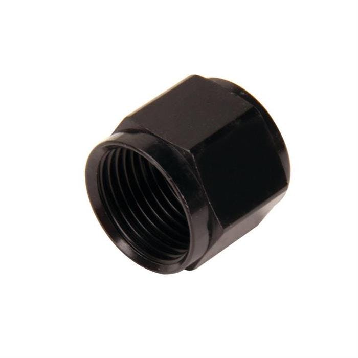 Speedway 481810-BL Aluminum Black Tube Nut Coupler -10 AN, 5/8"