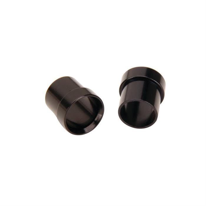 Aluminum Black Tube Nut Sleeve, -6 AN, 3/8 Inch, 2/Pack