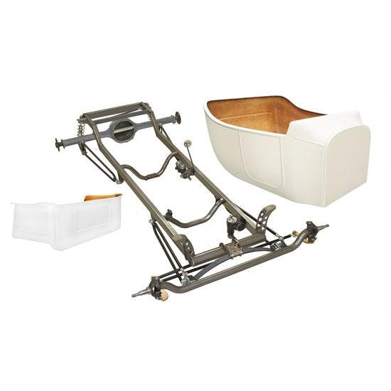 Nostalgia 1923 T-Bucket Frame Kit w/ Deluxe Body/Bed, Unchanneled Floor