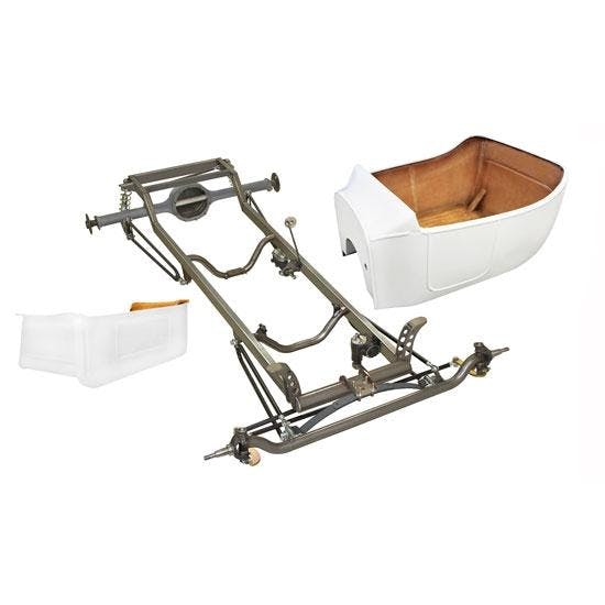 Nostalgia 1923 T-Bucket Frame Kit w/ Deluxe Body/Bed, Channeled Floor