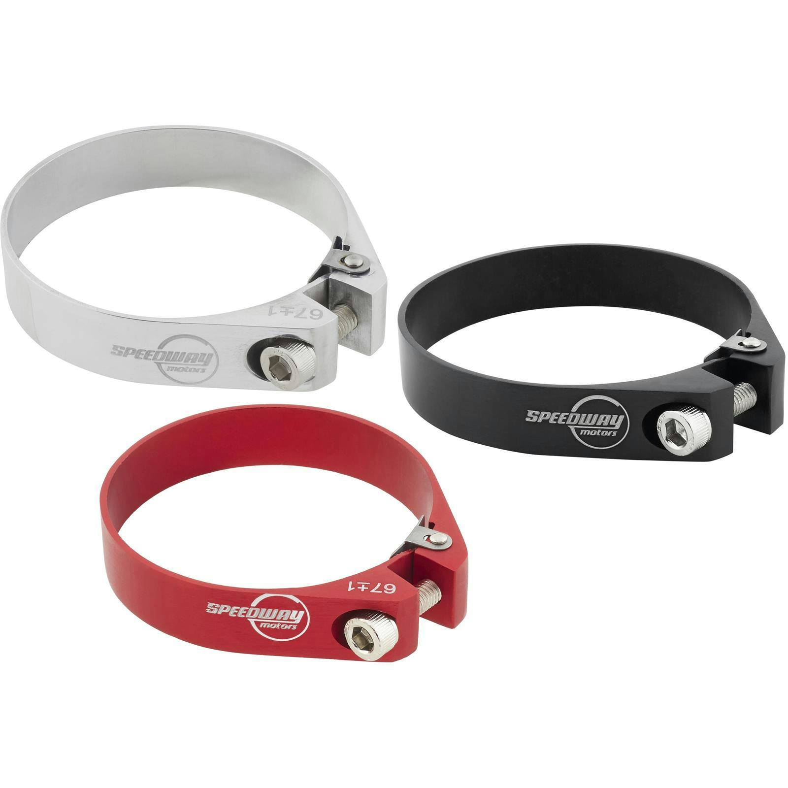 Colored Billet Aluminum Custom Hose Clamps, 1.5 - 4 Inch Sizes