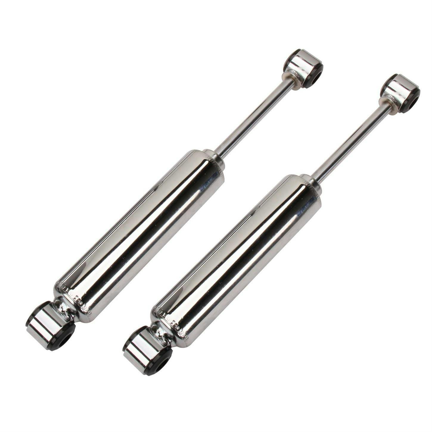 Speedway Short Gas-Filled Tube Shocks, Chrome Plated